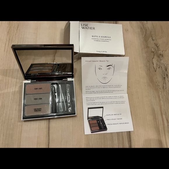 Lise Watier Eyebrow Kit Gel Tweezer Brunette - Picture 5 of 6